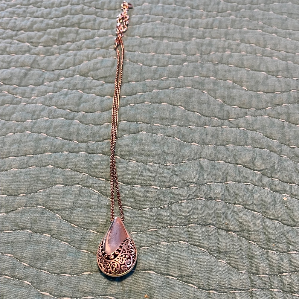 Elegant Brighton Silver Pendant Necklace